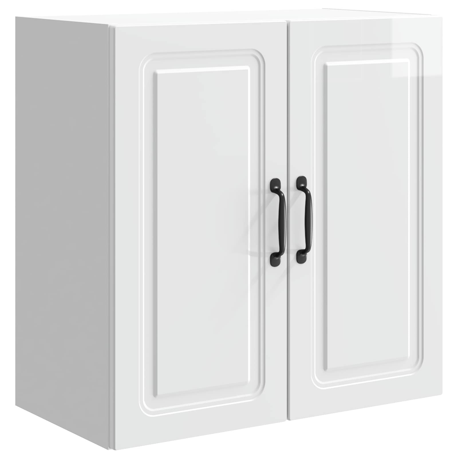 vidaXL Wandkast Wit 66 x 34,5 x 90 cm Bewerkt hout