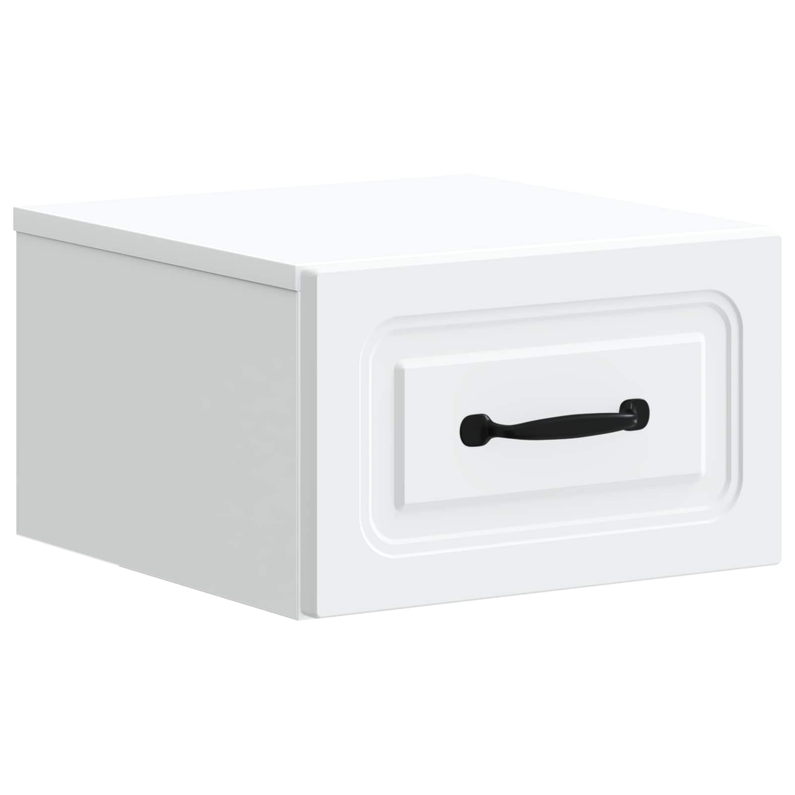 vidaXL Wandbeugel Bedkast met lade 2 pcs Oud hout 34,5 x 33 x 20 cm
