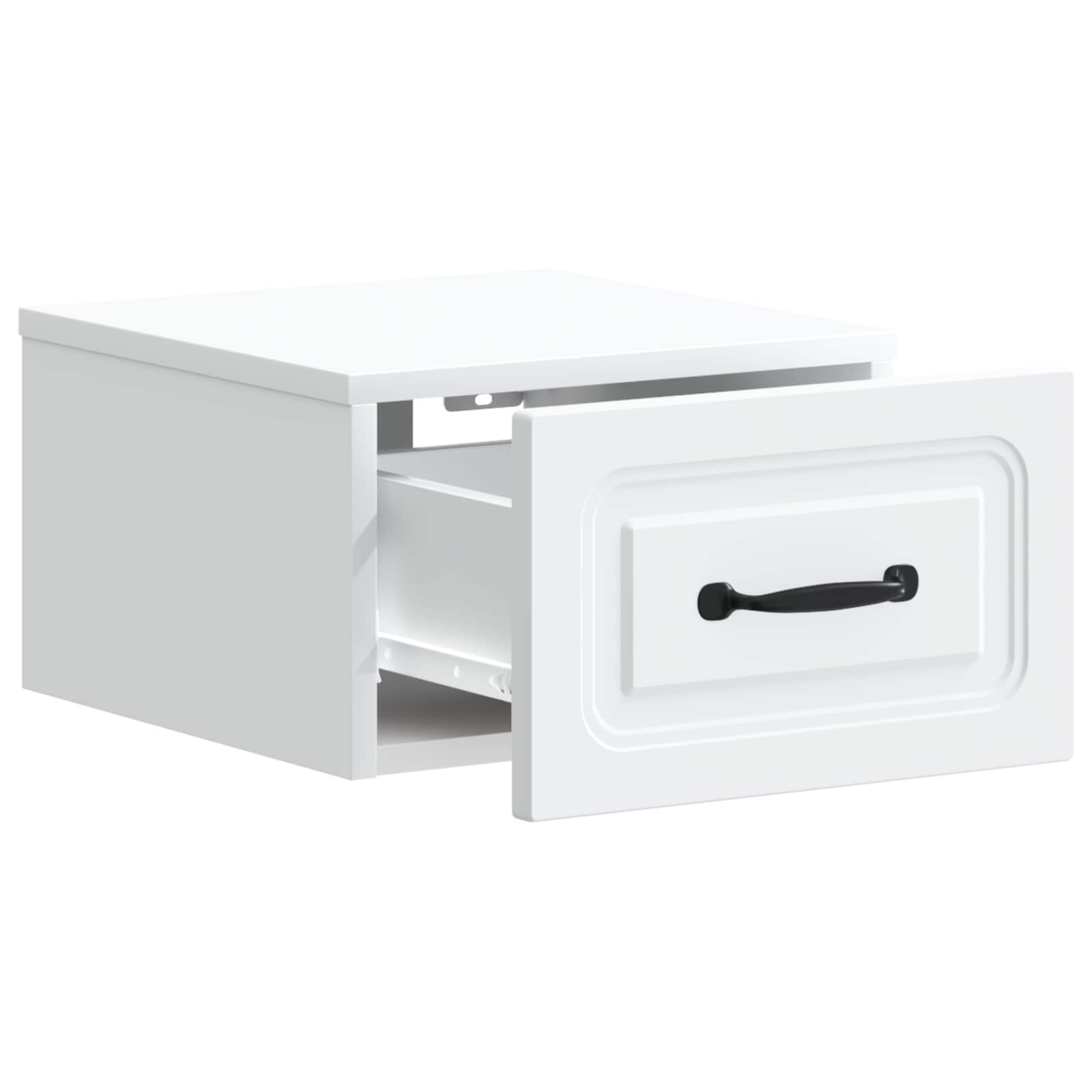 vidaXL Wandbeugel Bedkast met lade 2 pcs Oud hout 34,5 x 33 x 20 cm