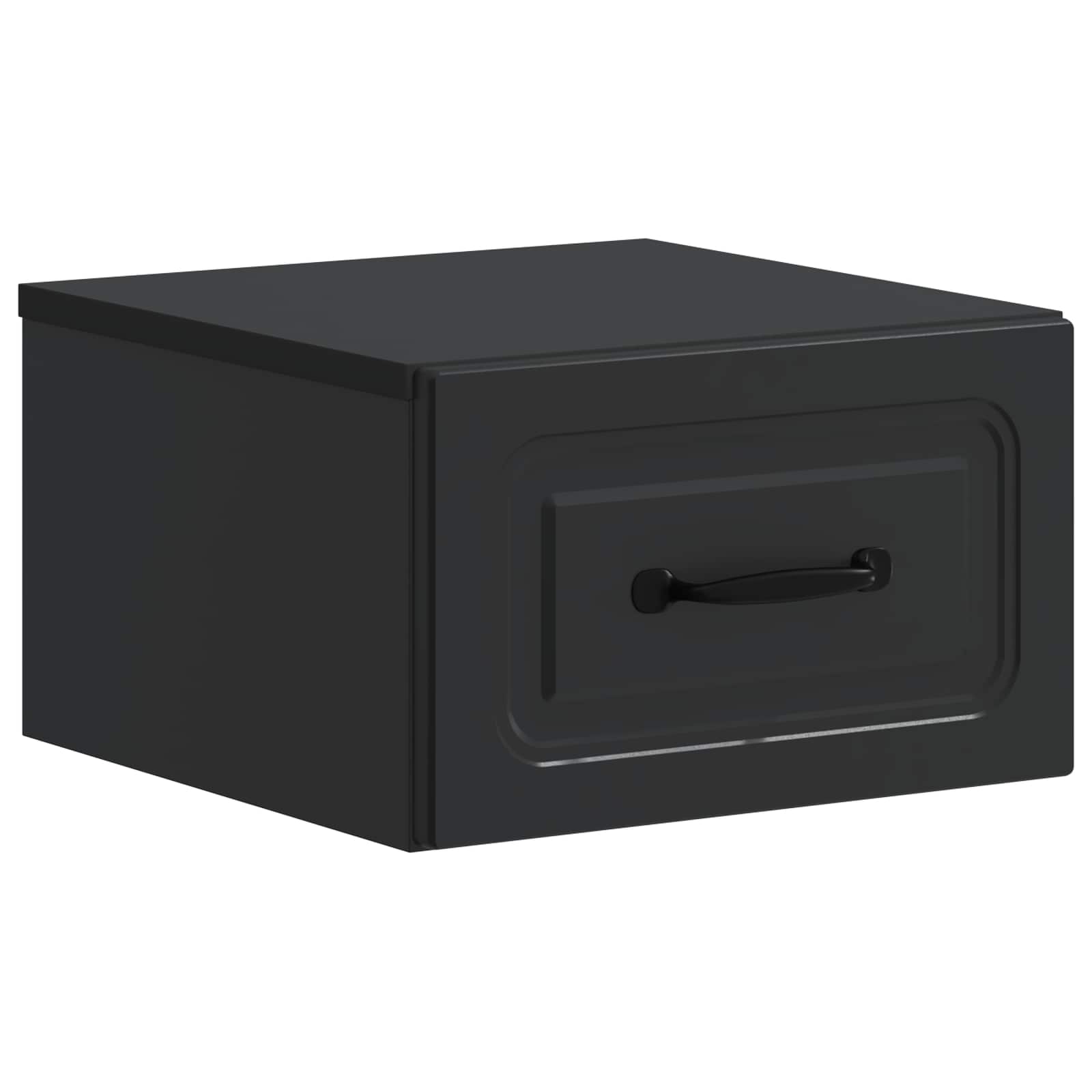 vidaXL Wandbeugel Bedkast met lade 2 pcs Oud hout 34,5 x 33 x 20 cm