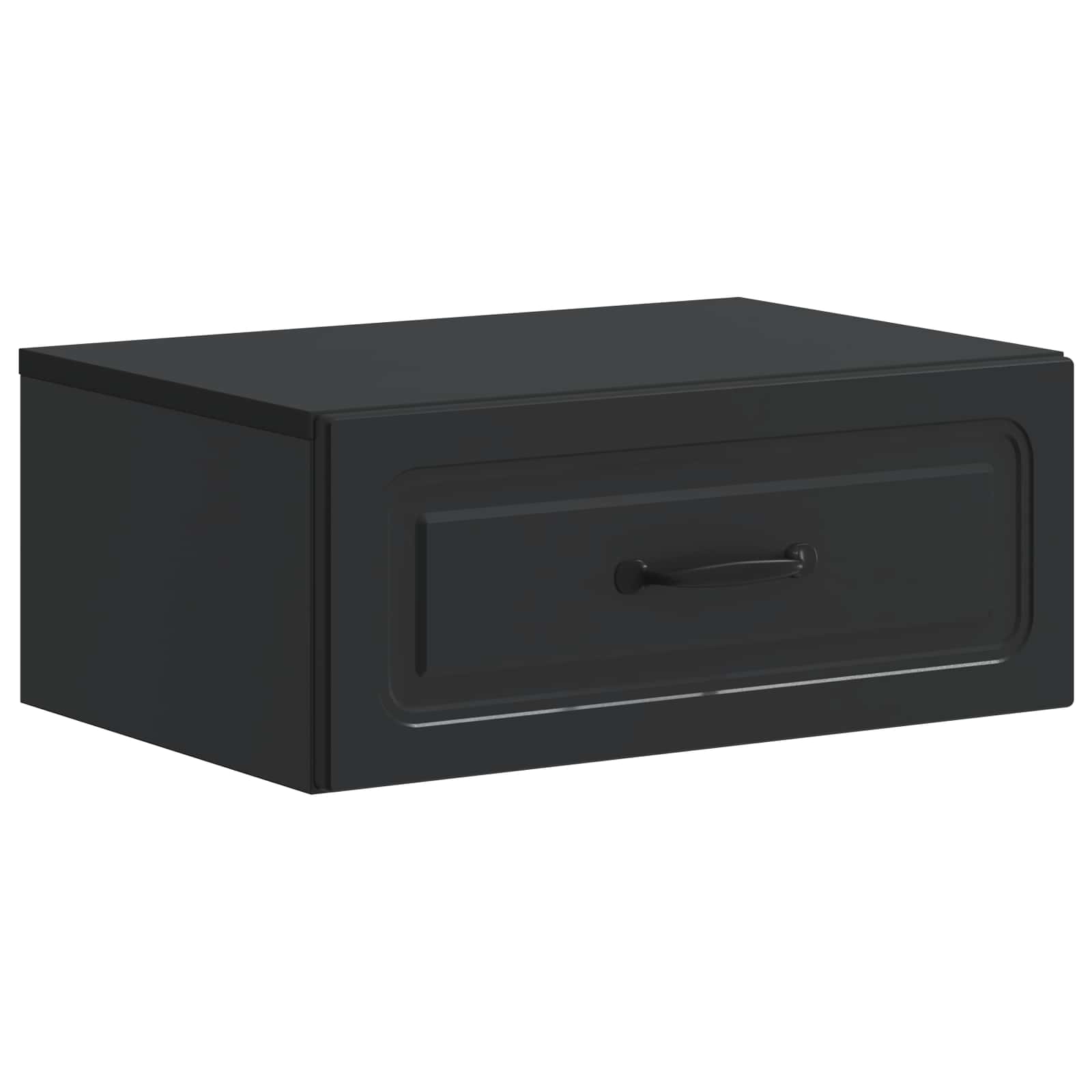 vidaXL Wandbeugel Bedkast 2 pcs Wit 49 x 34,5 x 20 cm Bewerkt hout