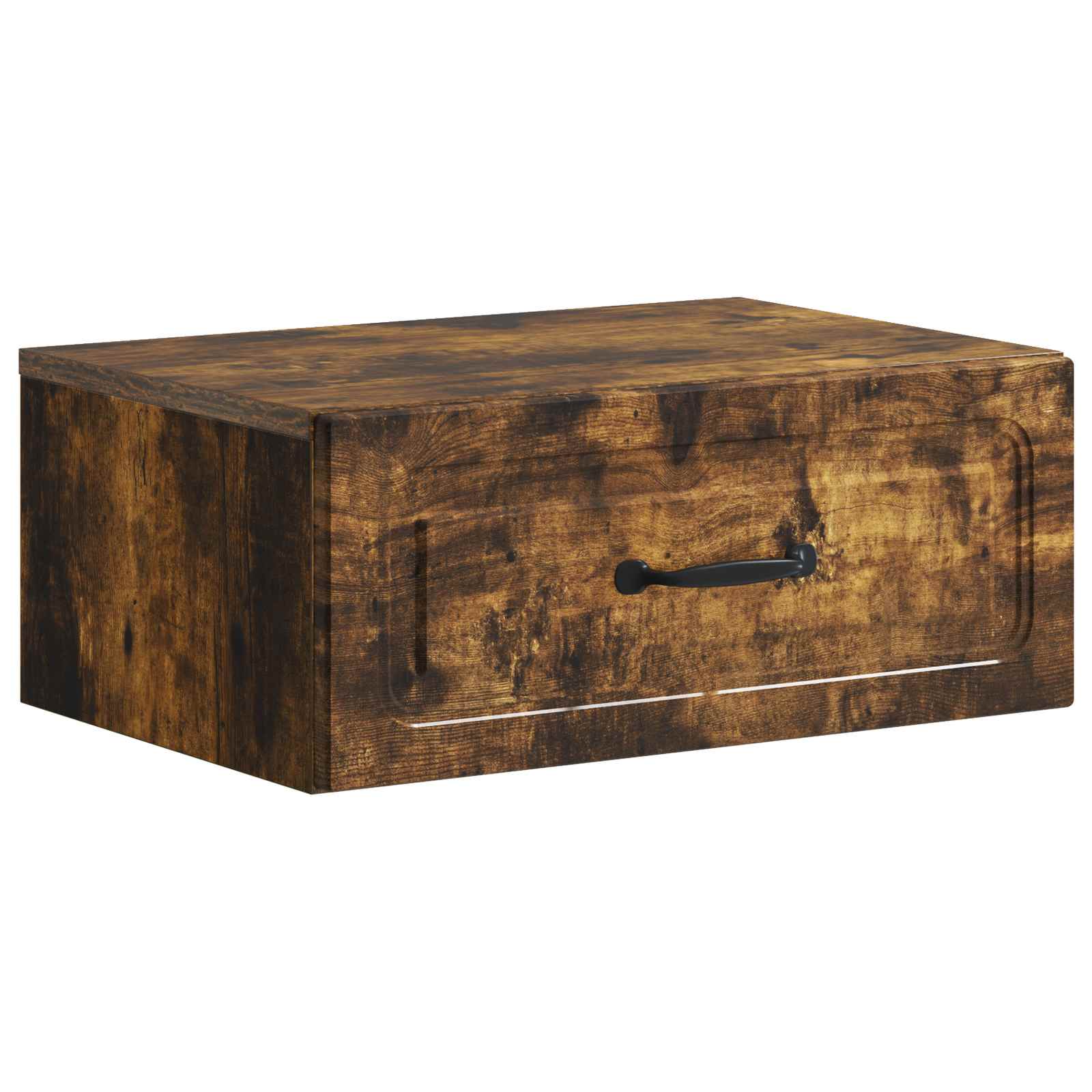 vidaXL Wandbeugel Bedkast 2 pcs Wit 49 x 34,5 x 20 cm Bewerkt hout