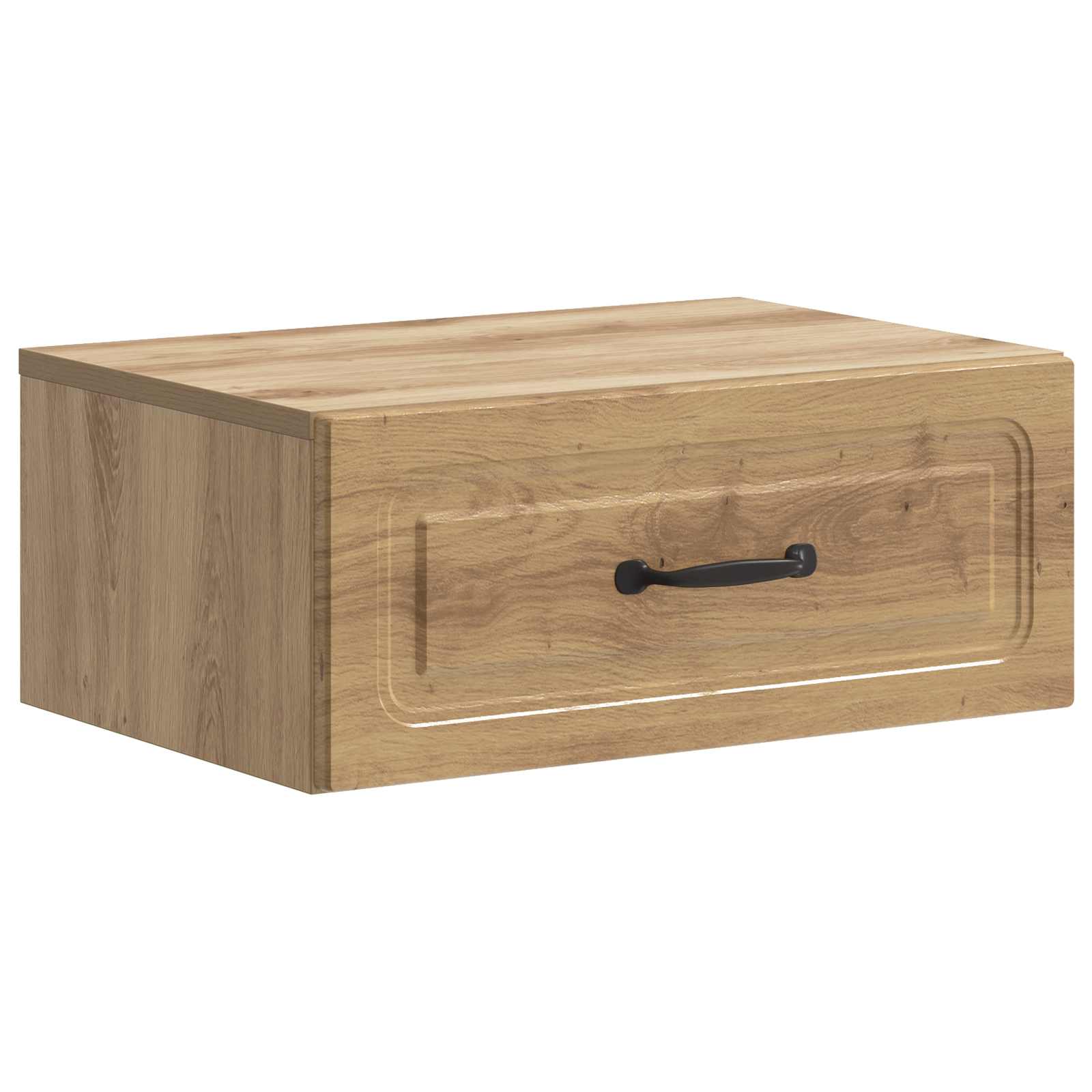 vidaXL Wandbeugel Bedkast 2 pcs Wit 49 x 34,5 x 20 cm Bewerkt hout