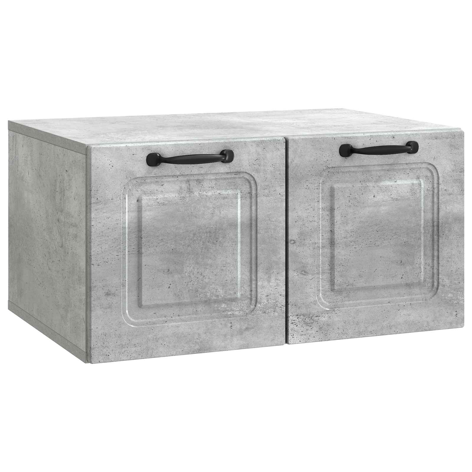 vidaXL Wandbeugel TV-kast Zwart 59,5 x 41 x 30 cm Bewerkt hout