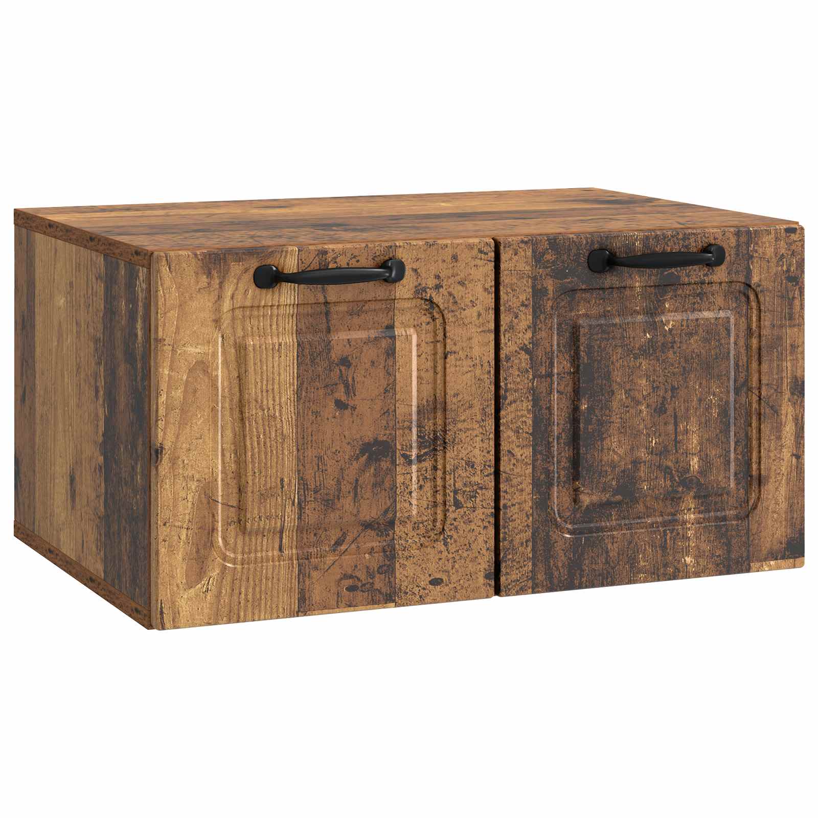 vidaXL Wandbeugel TV-kast Zwart 59,5 x 41 x 30 cm Bewerkt hout