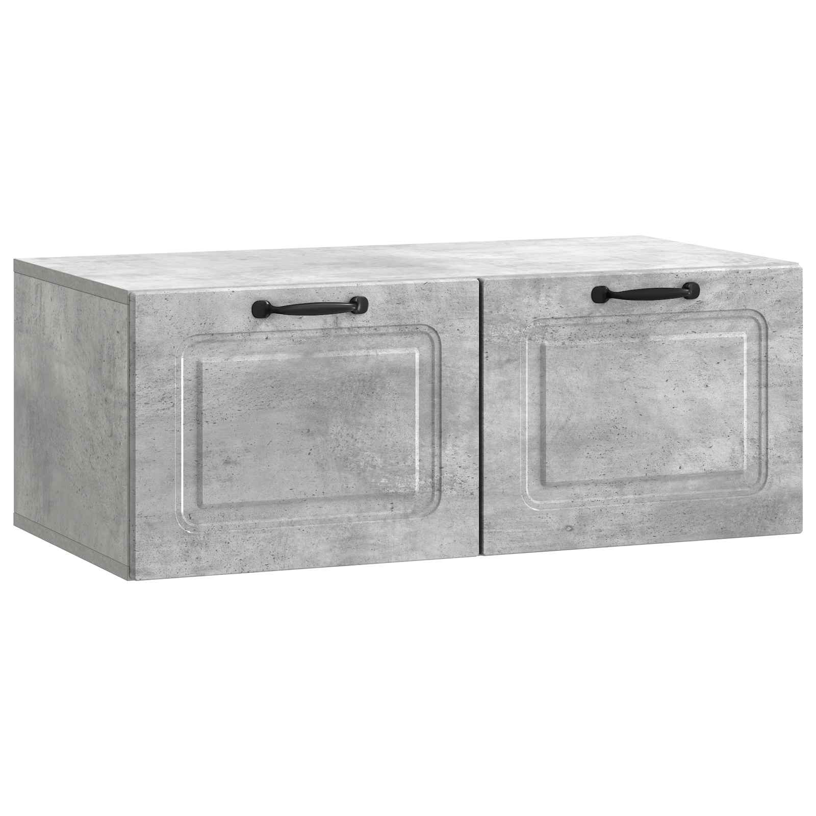 vidaXL Wandbeugel TV-kast Zwart 59,5 x 41 x 30 cm Bewerkt hout