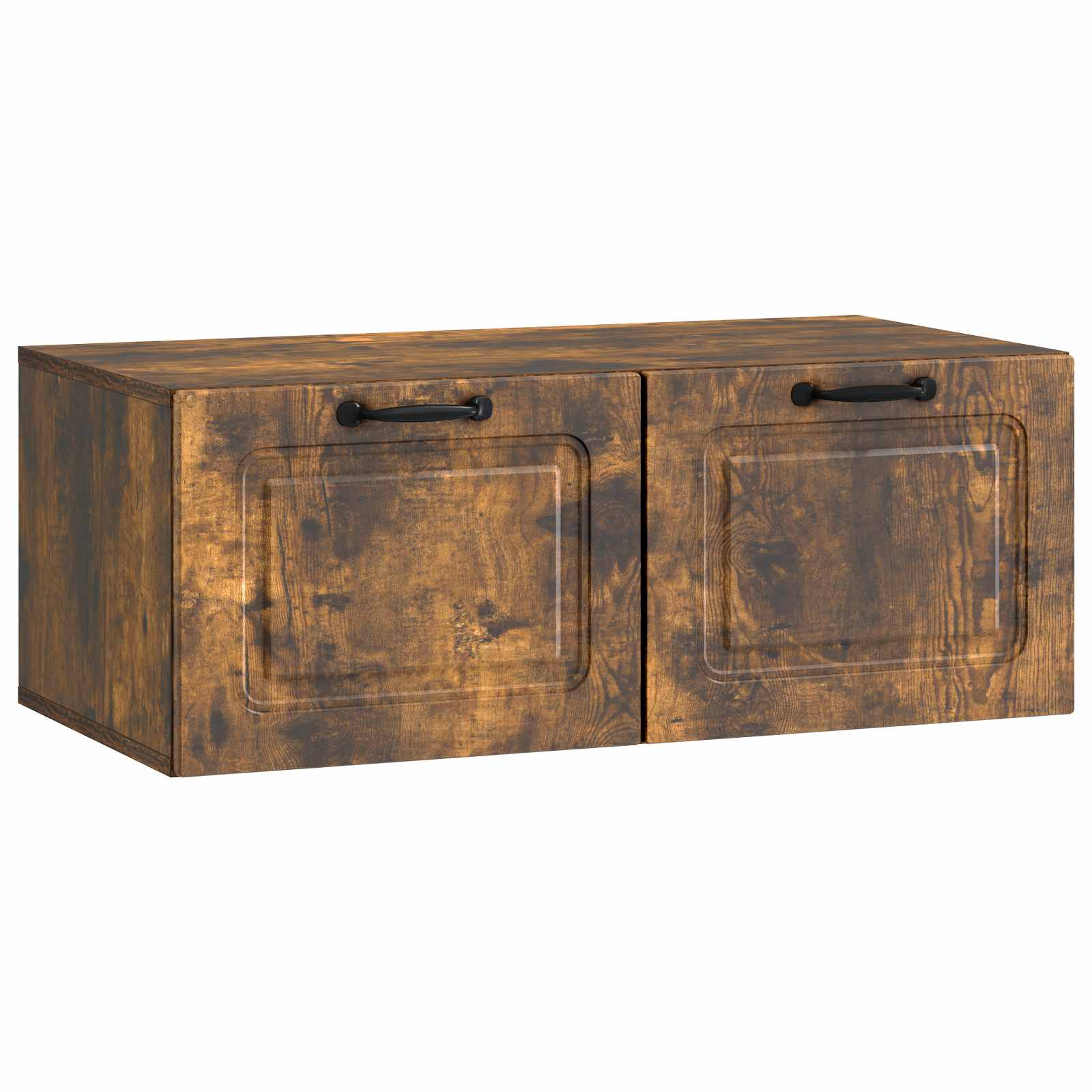 vidaXL Wandbeugel TV-kast Zwart 59,5 x 41 x 30 cm Bewerkt hout