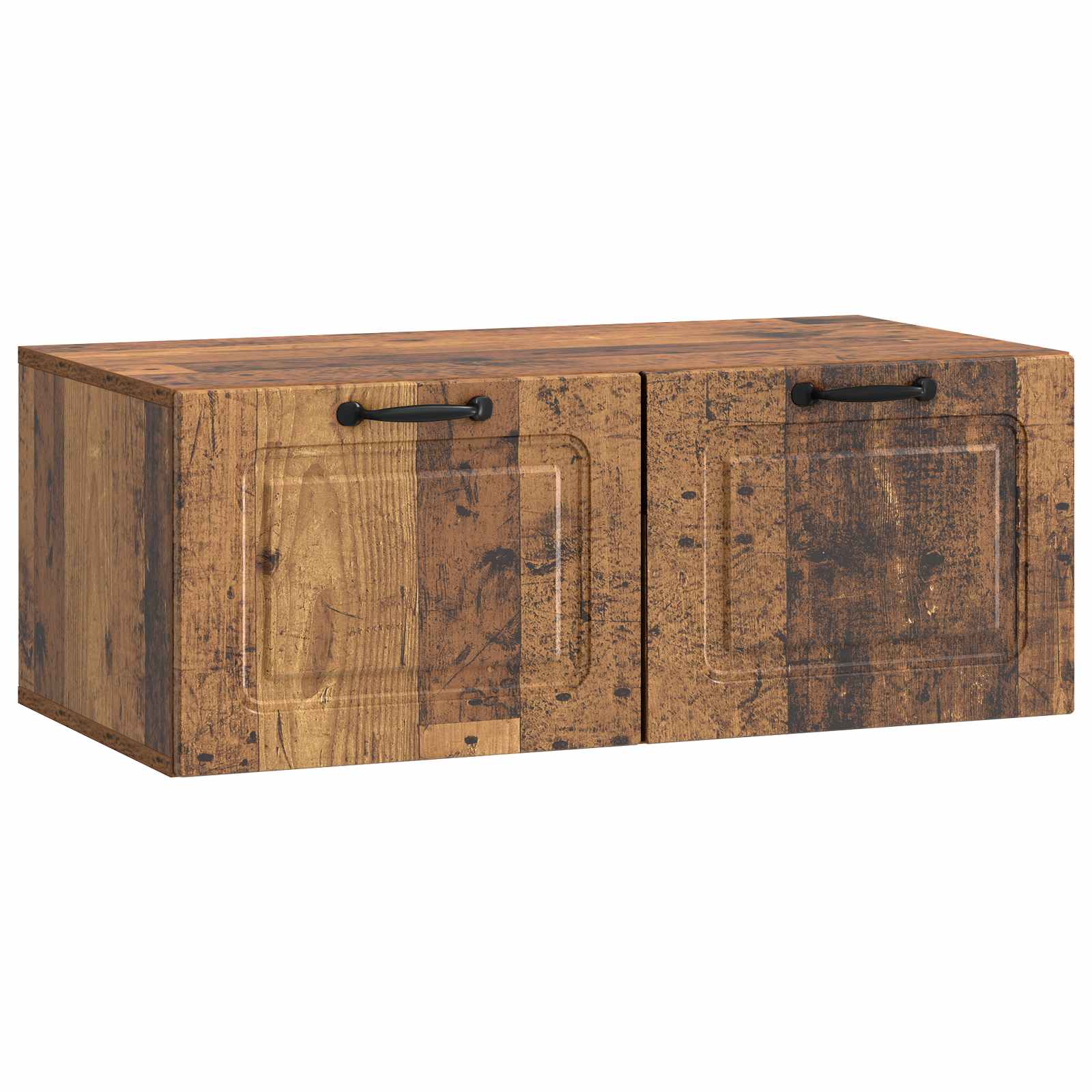 vidaXL Wandbeugel TV-kast Zwart 59,5 x 41 x 30 cm Bewerkt hout