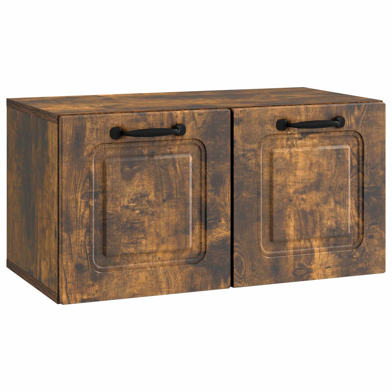 vidaXL Wandbeugel TV-kast Zwart 59,5 x 41 x 30 cm Bewerkt hout