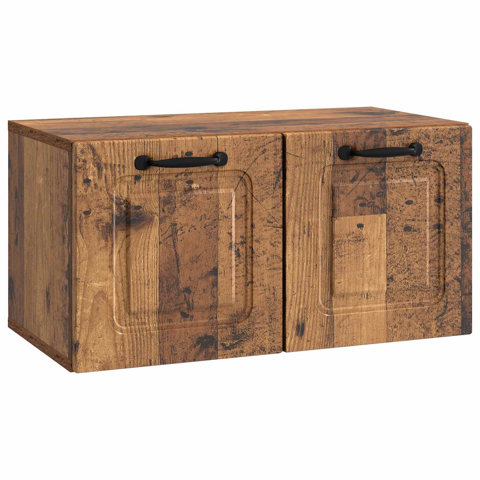 vidaXL Wandbeugel TV-kast Zwart 59,5 x 41 x 30 cm Bewerkt hout