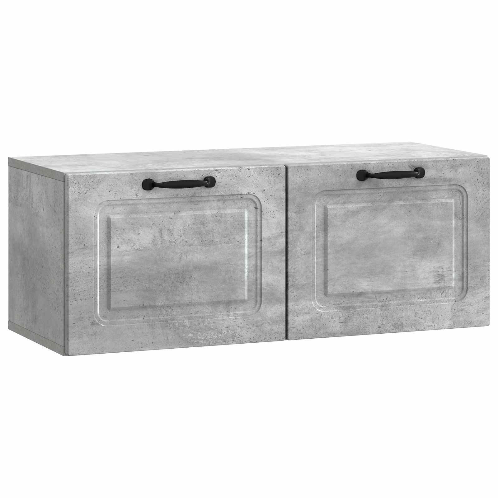 vidaXL Wandbeugel TV-kast Zwart 59,5 x 41 x 30 cm Bewerkt hout