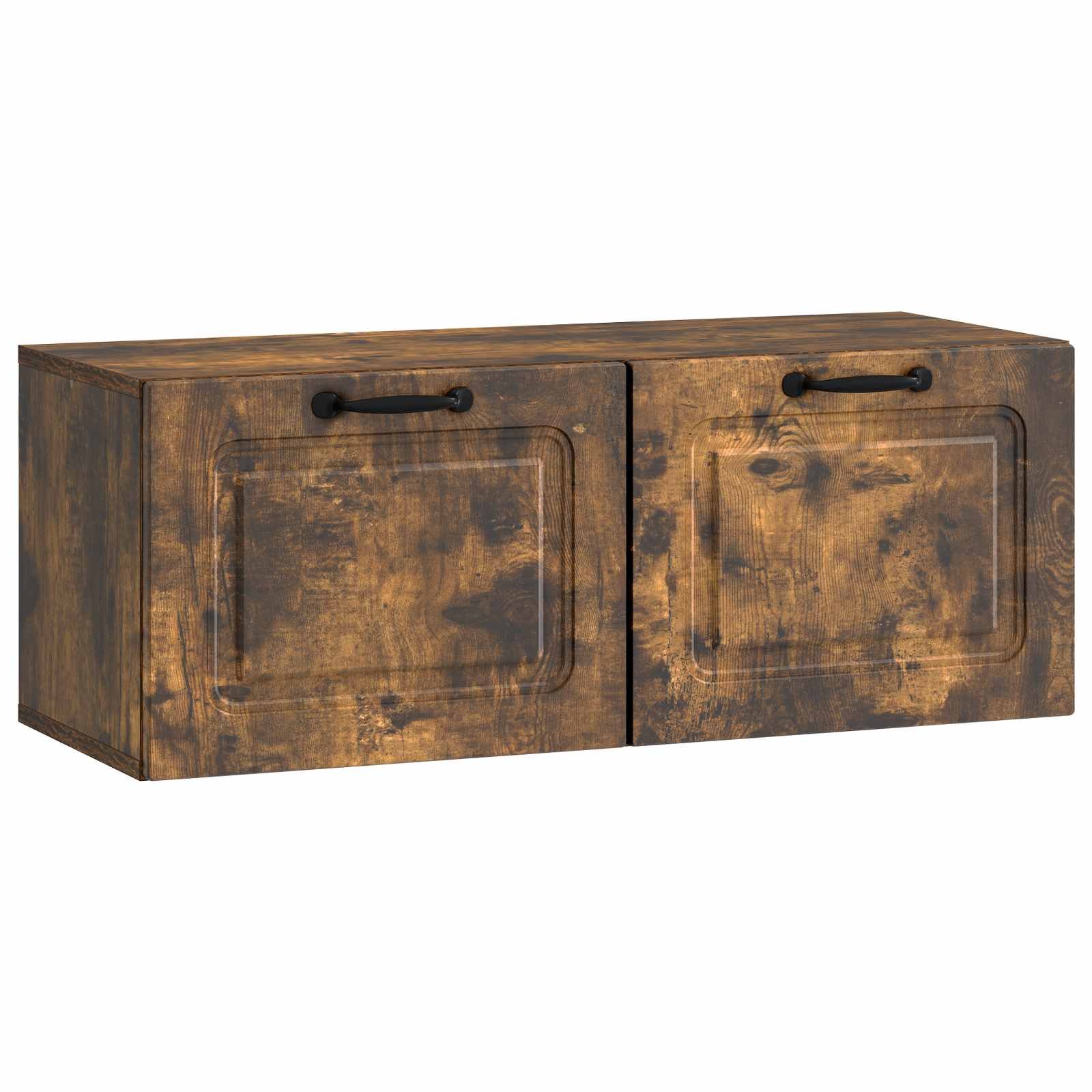 vidaXL Wandbeugel TV-kast Zwart 59,5 x 41 x 30 cm Bewerkt hout