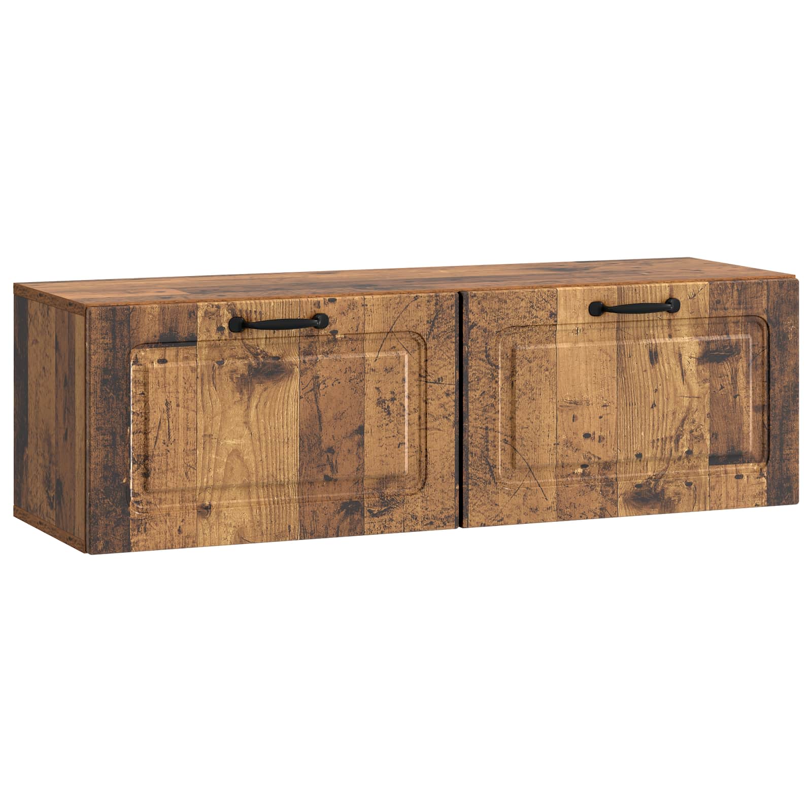 vidaXL Wandbeugel TV-kast Zwart 59,5 x 41 x 30 cm Bewerkt hout