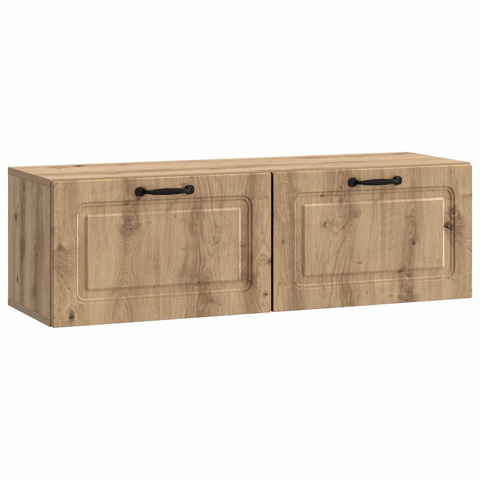 vidaXL Wandbeugel TV-kast Zwart 59,5 x 41 x 30 cm Bewerkt hout