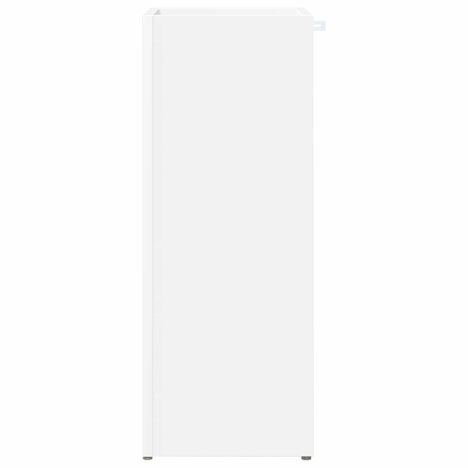 vidaXL Paraplu Standaard met opslag Wit 25 x 24,5 x 64 cm Bewerkt hout