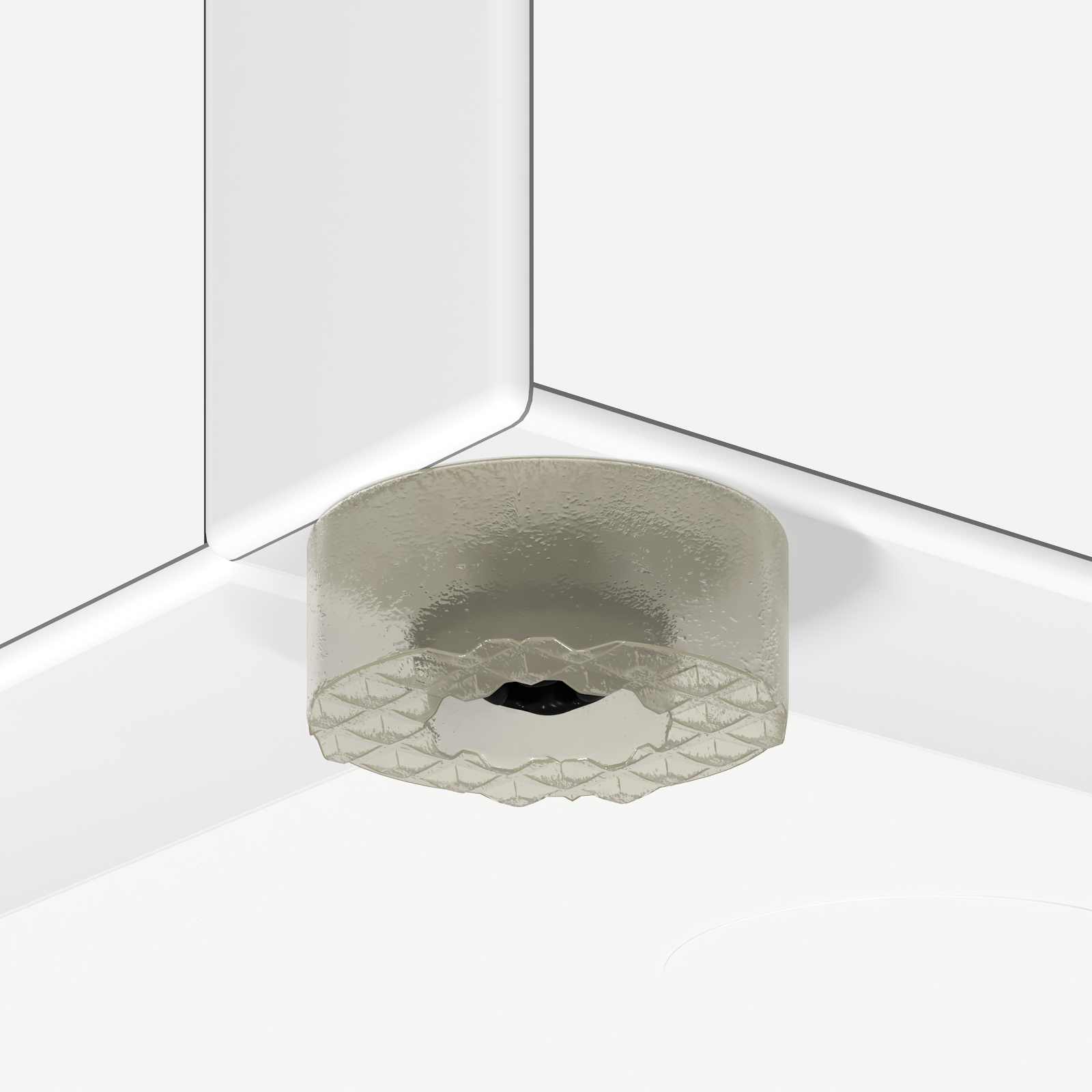 vidaXL Paraplu Standaard met opslag Wit 25 x 24,5 x 64 cm Bewerkt hout