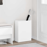 vidaXL Paraplu Standaard met opslag Wit 40 x 20 x 55,5 cm Bewerkt hout
