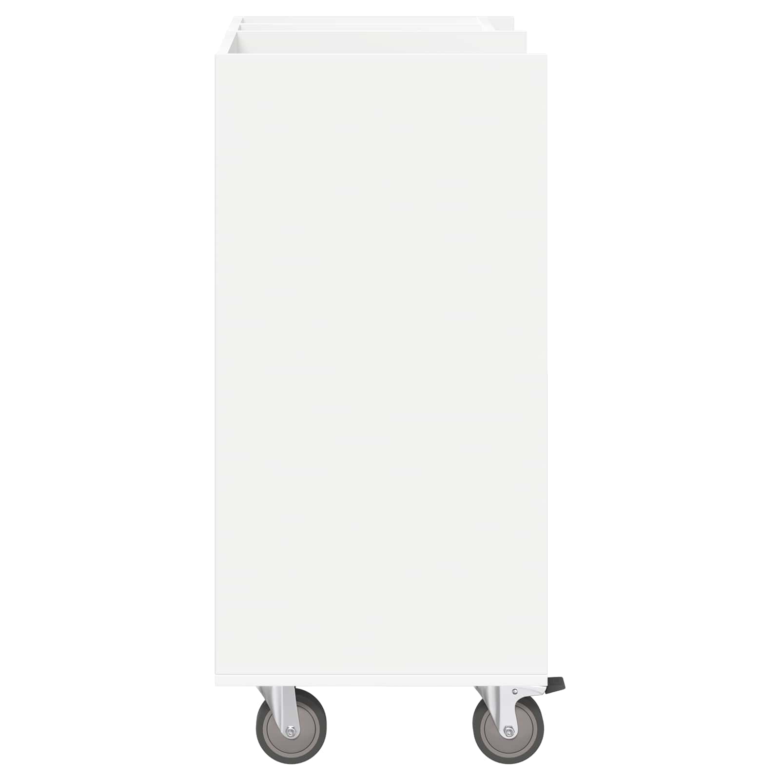 vidaXL Golfkast met wiel Effen Wit 65 x 45 x 98 cm