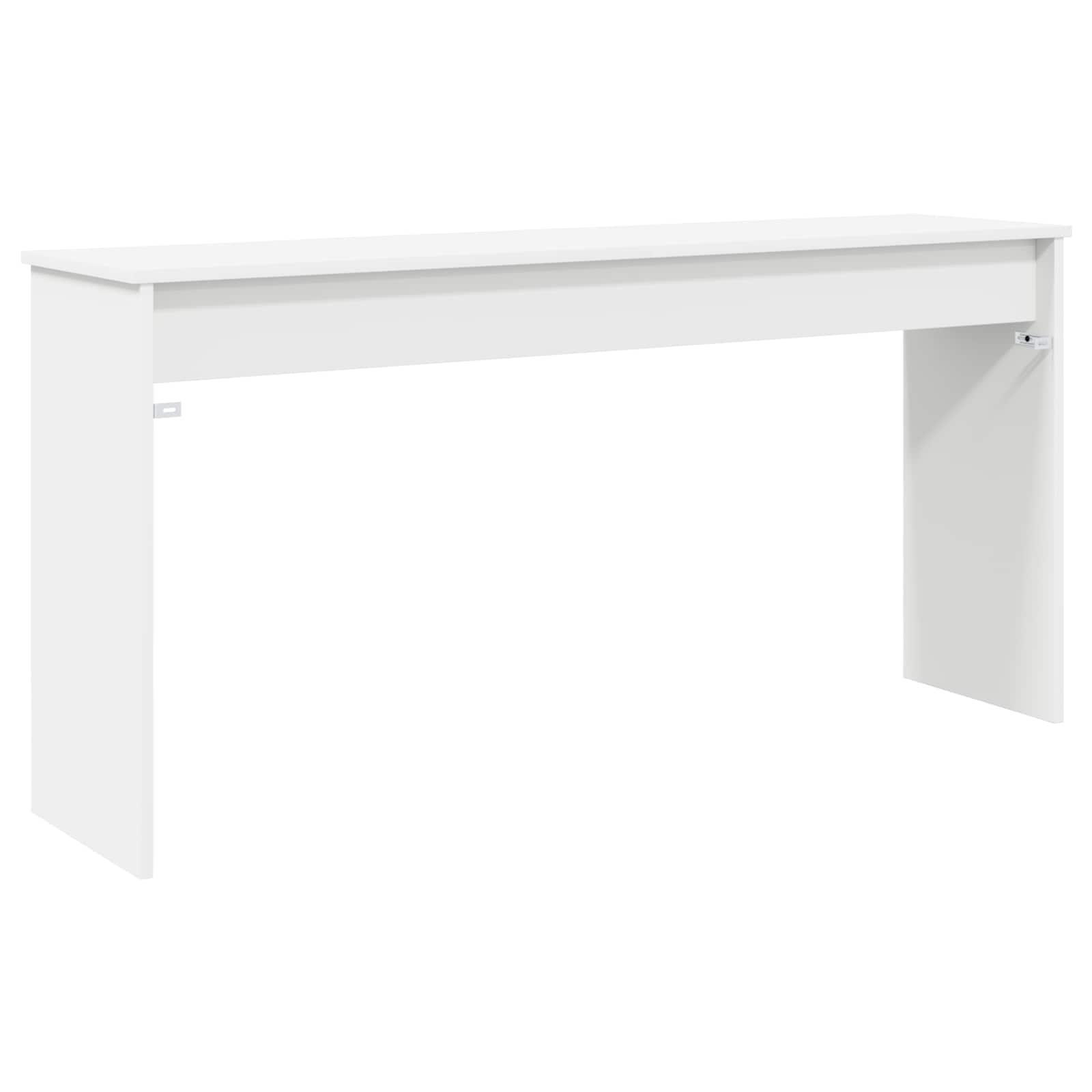 vidaXL Keyboardstand Wit 100 x 32 x 64 cm Bewerkt hout