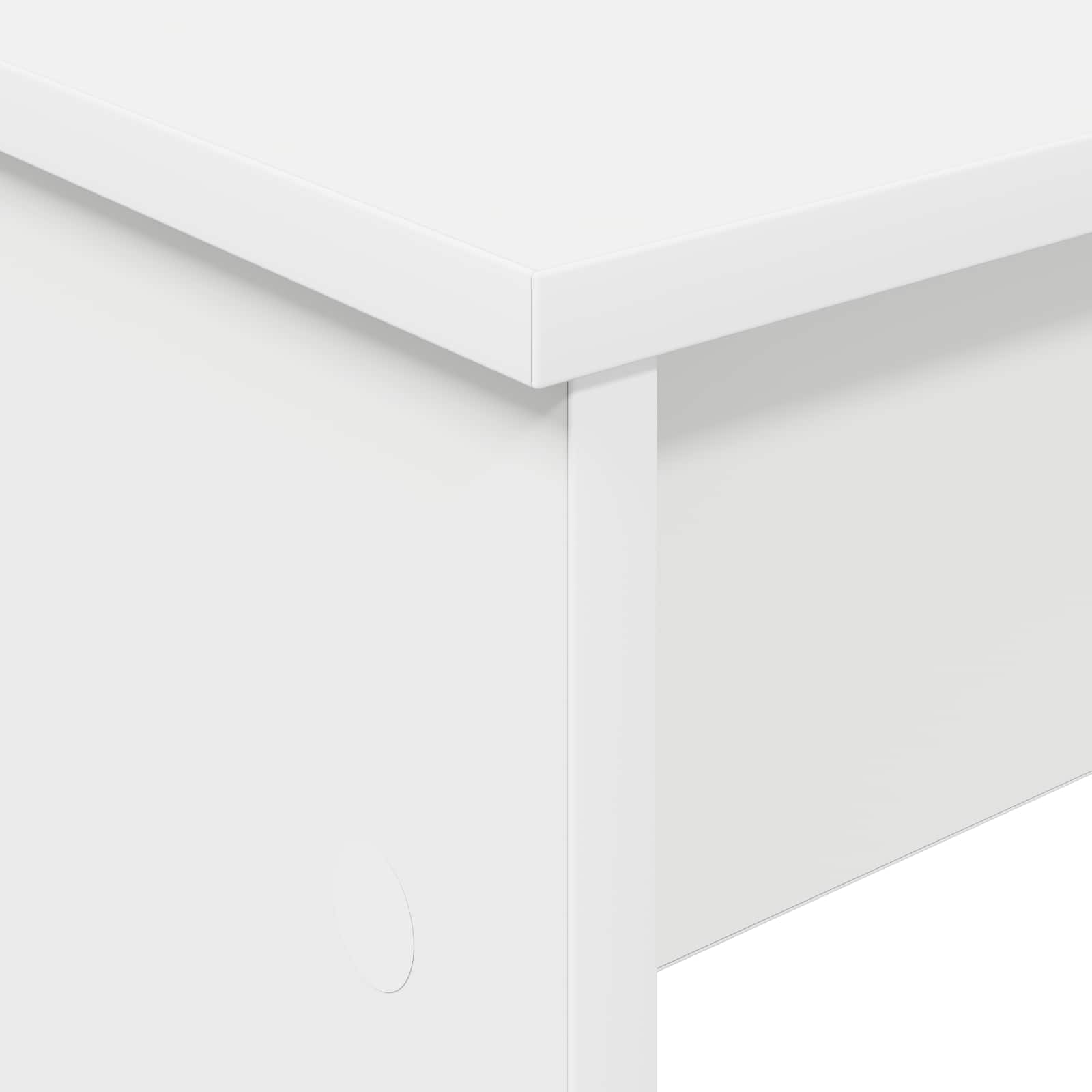 vidaXL Keyboardstand Wit 100 x 32 x 64 cm Bewerkt hout