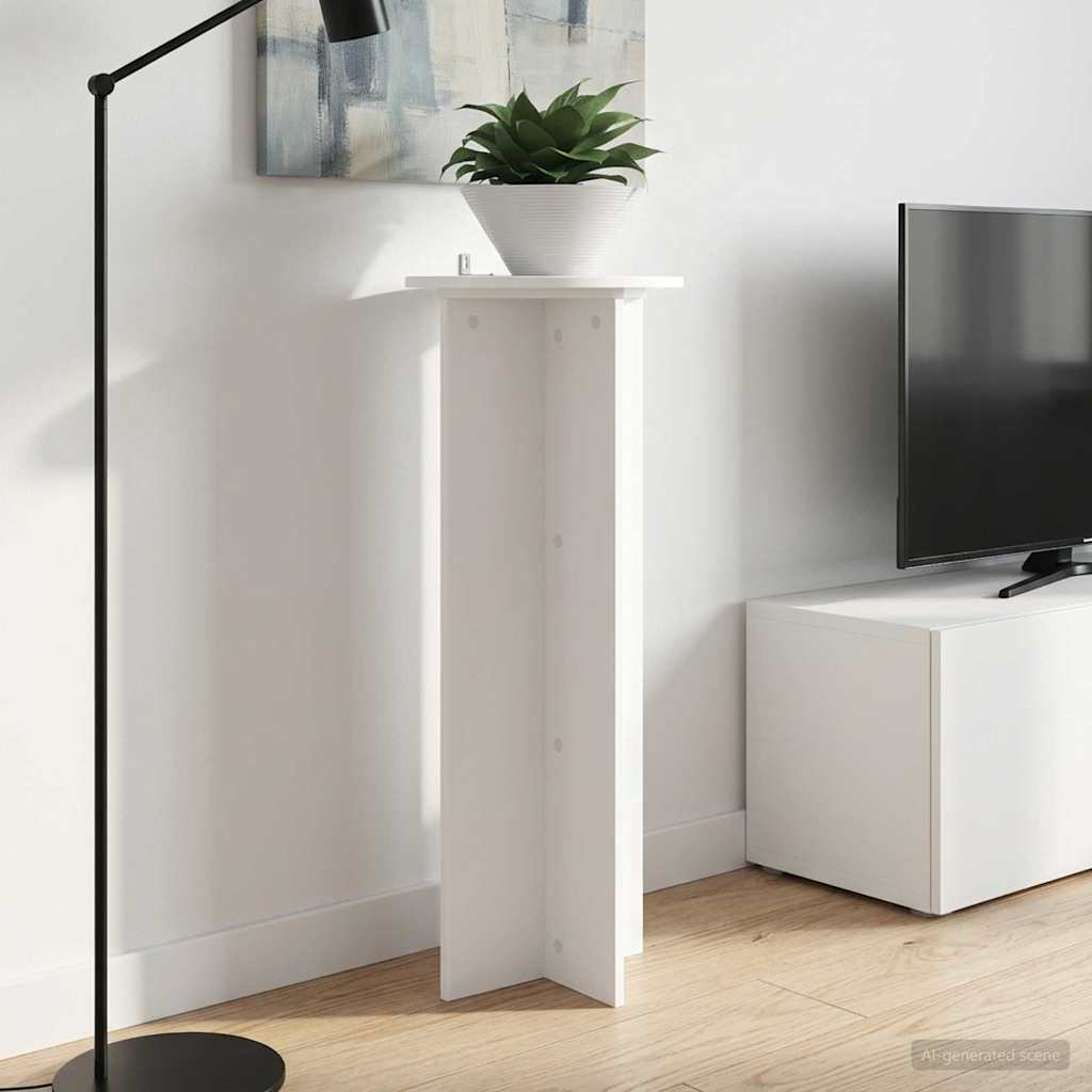 vidaXL Plantenstandaard 2 pcs Zwart 40 x 40 x 80 cm Bewerkt hout