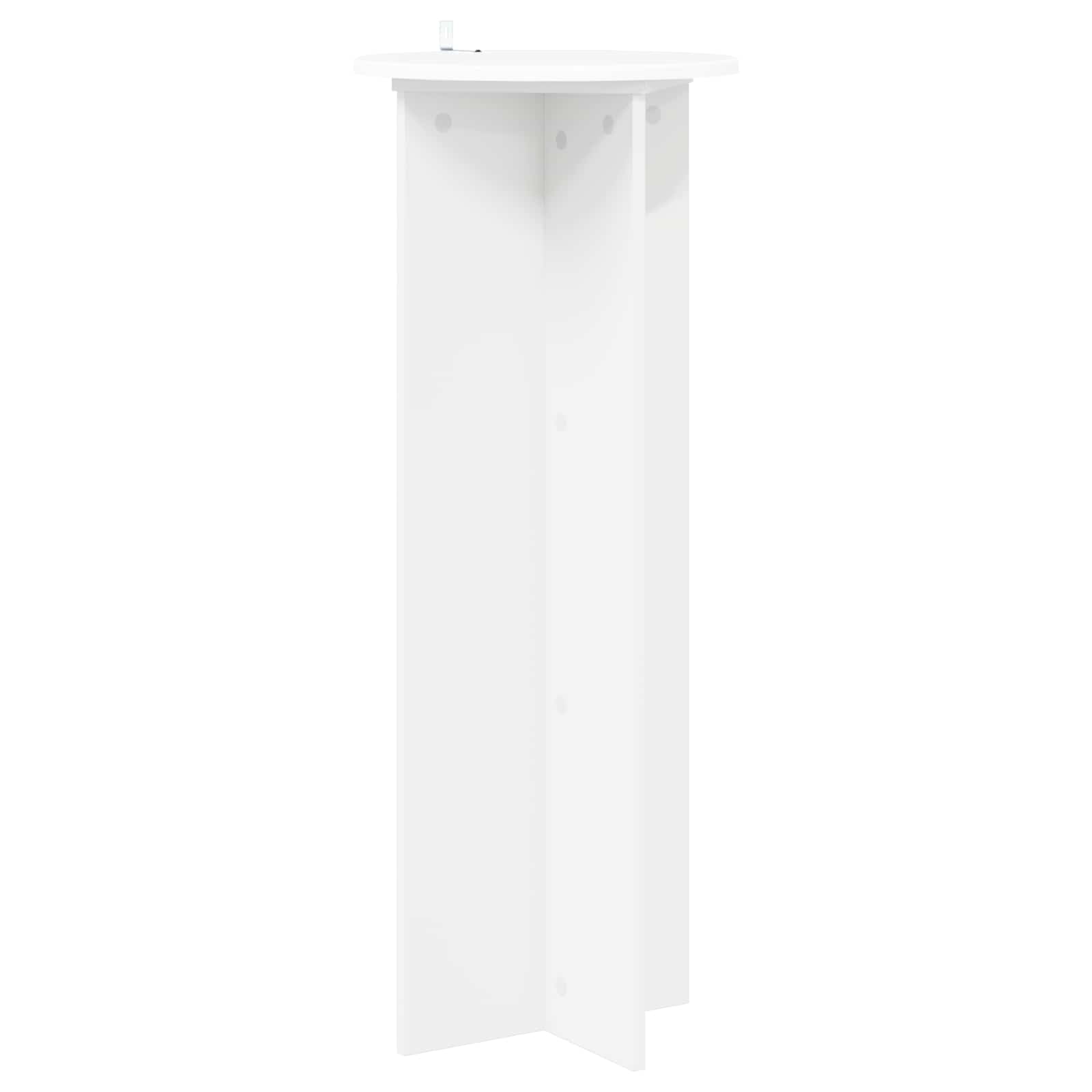 vidaXL Plantenstandaard 2 pcs Zwart 40 x 40 x 80 cm Bewerkt hout