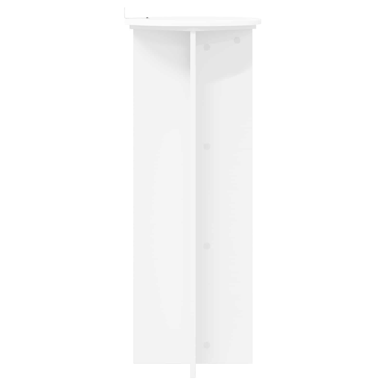 vidaXL Plantenstandaard 2 pcs Zwart 40 x 40 x 80 cm Bewerkt hout