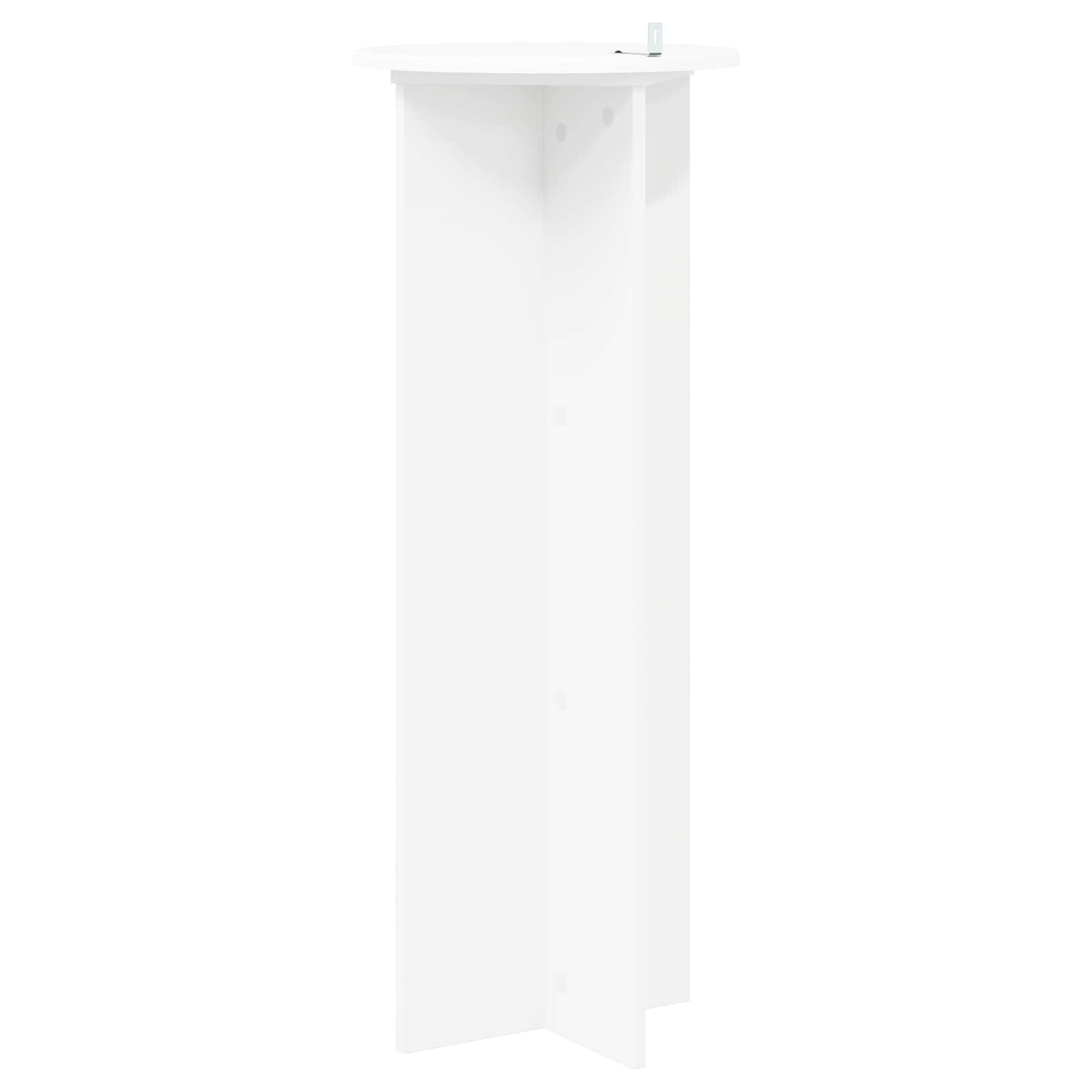 vidaXL Plantenstandaard 2 pcs Zwart 40 x 40 x 80 cm Bewerkt hout