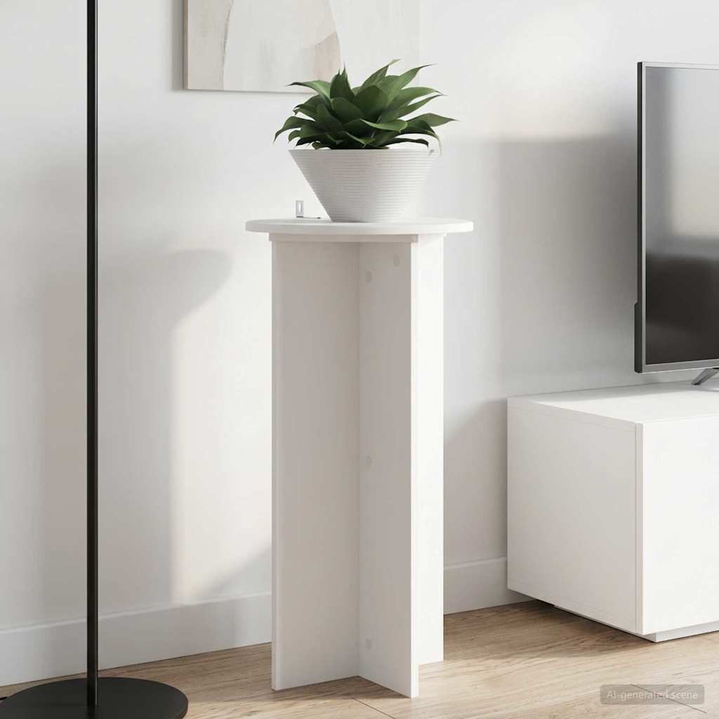 vidaXL Plantenstandaard 2 pcs Zwart 40 x 40 x 80 cm Bewerkt hout