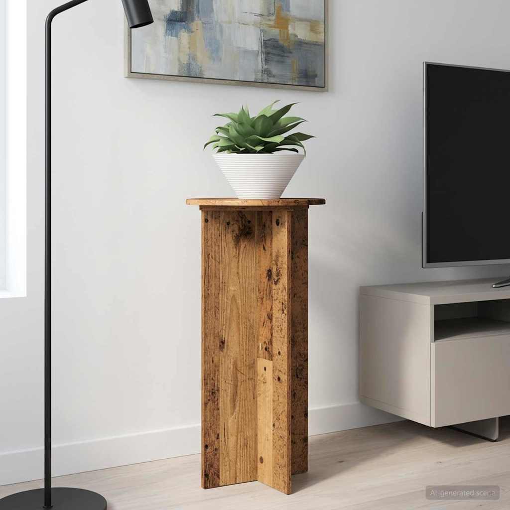 vidaXL Plantenstandaard 2 pcs Zwart 40 x 40 x 80 cm Bewerkt hout