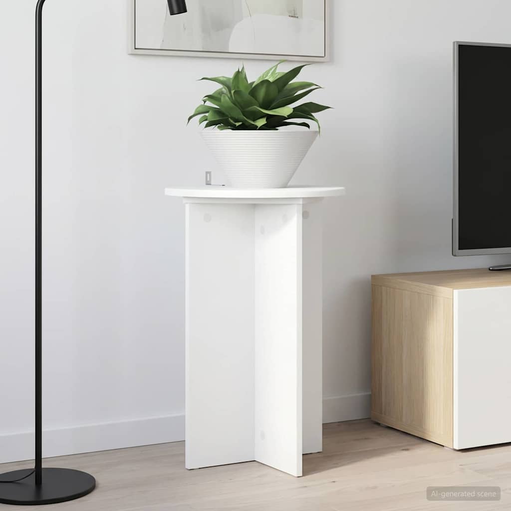 vidaXL Plantenstandaard 2 pcs Zwart 40 x 40 x 80 cm Bewerkt hout