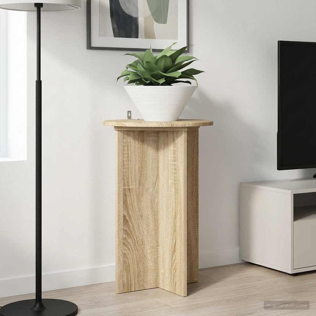 vidaXL Plantenstandaard 2 pcs Zwart 40 x 40 x 80 cm Bewerkt hout