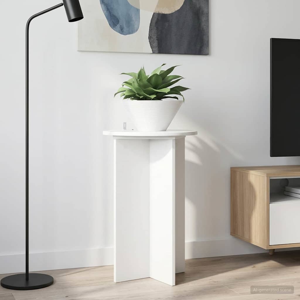 vidaXL Plantenstandaard 2 pcs Zwart 40 x 40 x 80 cm Bewerkt hout