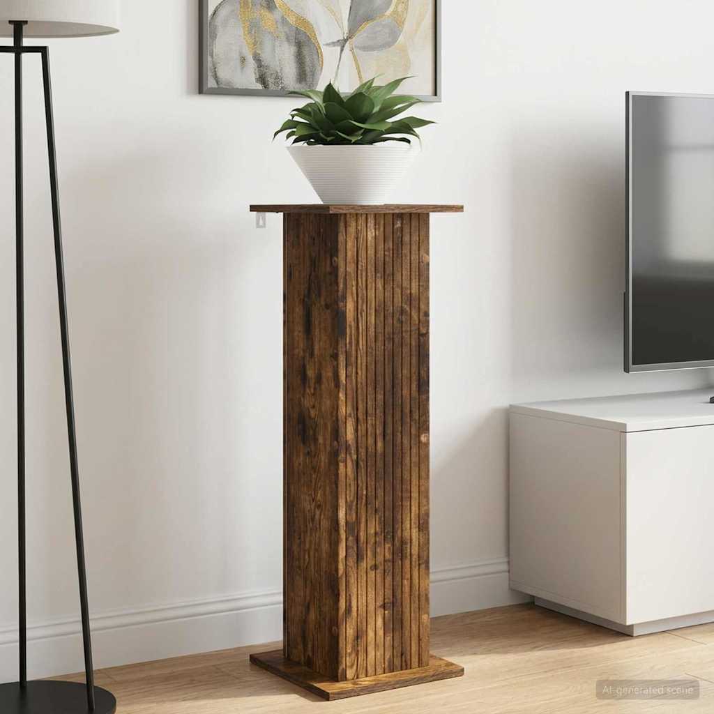 vidaXL Plantenstandaard Sonoma Eiken 30,5 x 30 x 60,5 cm Bewerkt hout