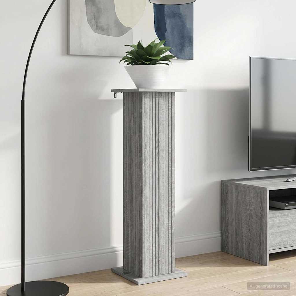 vidaXL Plantenstandaard Sonoma Eiken 30,5 x 30 x 60,5 cm Bewerkt hout
