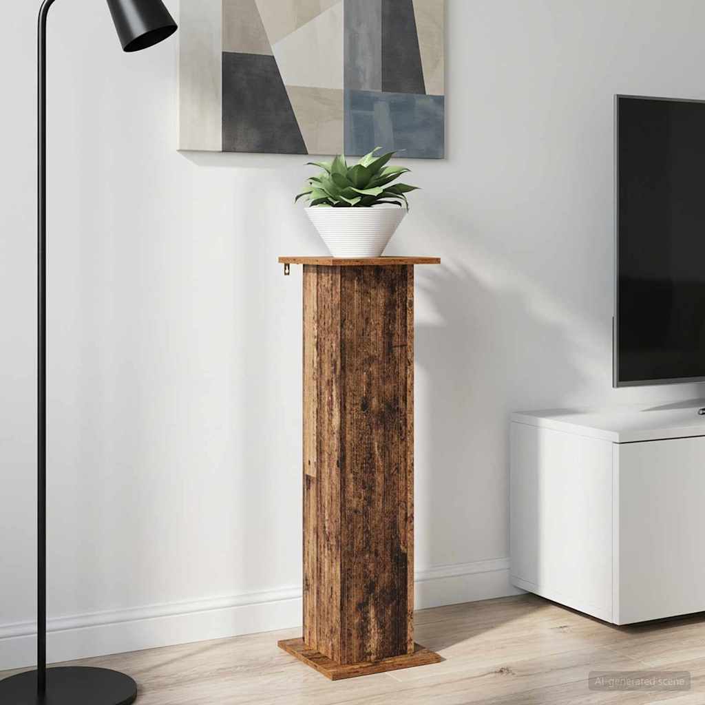 vidaXL Plantenstandaard Sonoma Eiken 30,5 x 30 x 60,5 cm Bewerkt hout