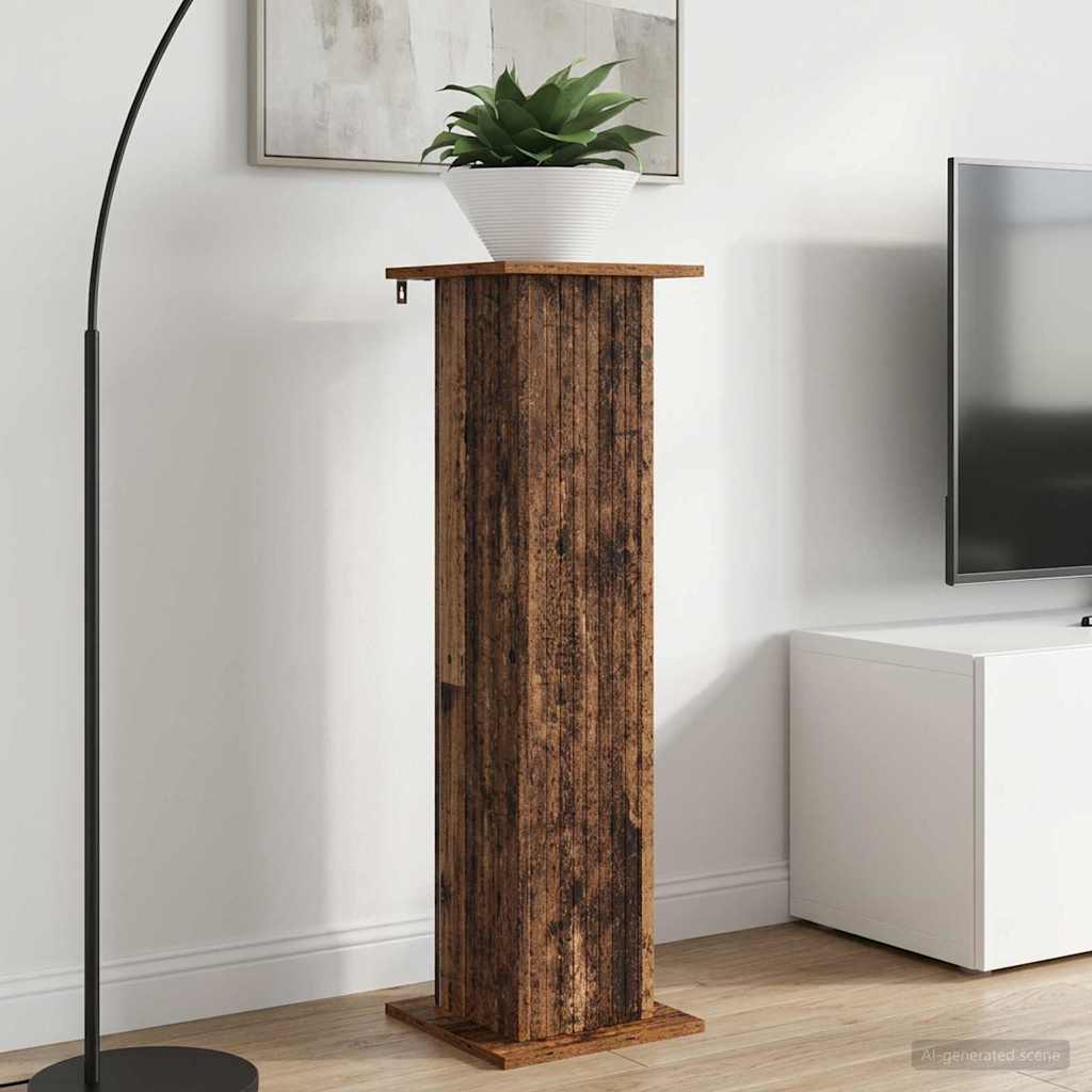 vidaXL Plantenstandaard Sonoma Eiken 30,5 x 30 x 60,5 cm Bewerkt hout