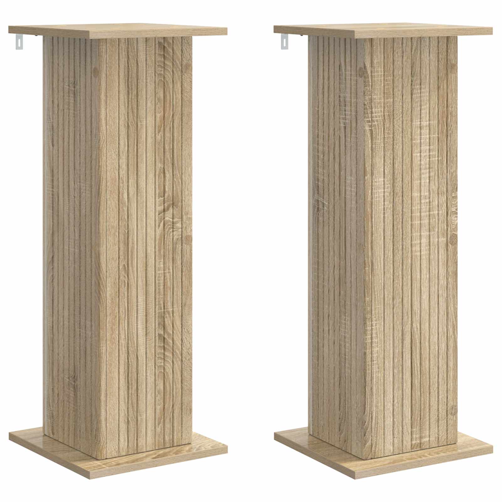 vidaXL Plantenstandaard Sonoma Eiken 30,5 x 30 x 60,5 cm Bewerkt hout