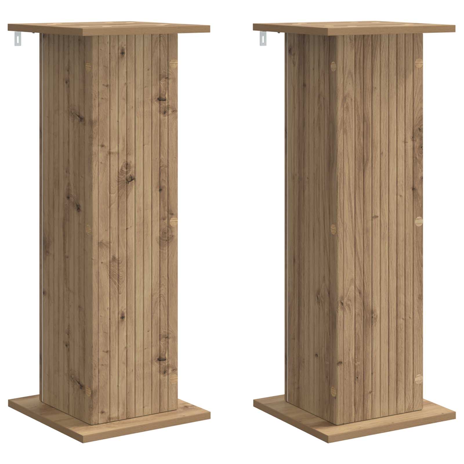 vidaXL Plantenstandaard Sonoma Eiken 30,5 x 30 x 60,5 cm Bewerkt hout
