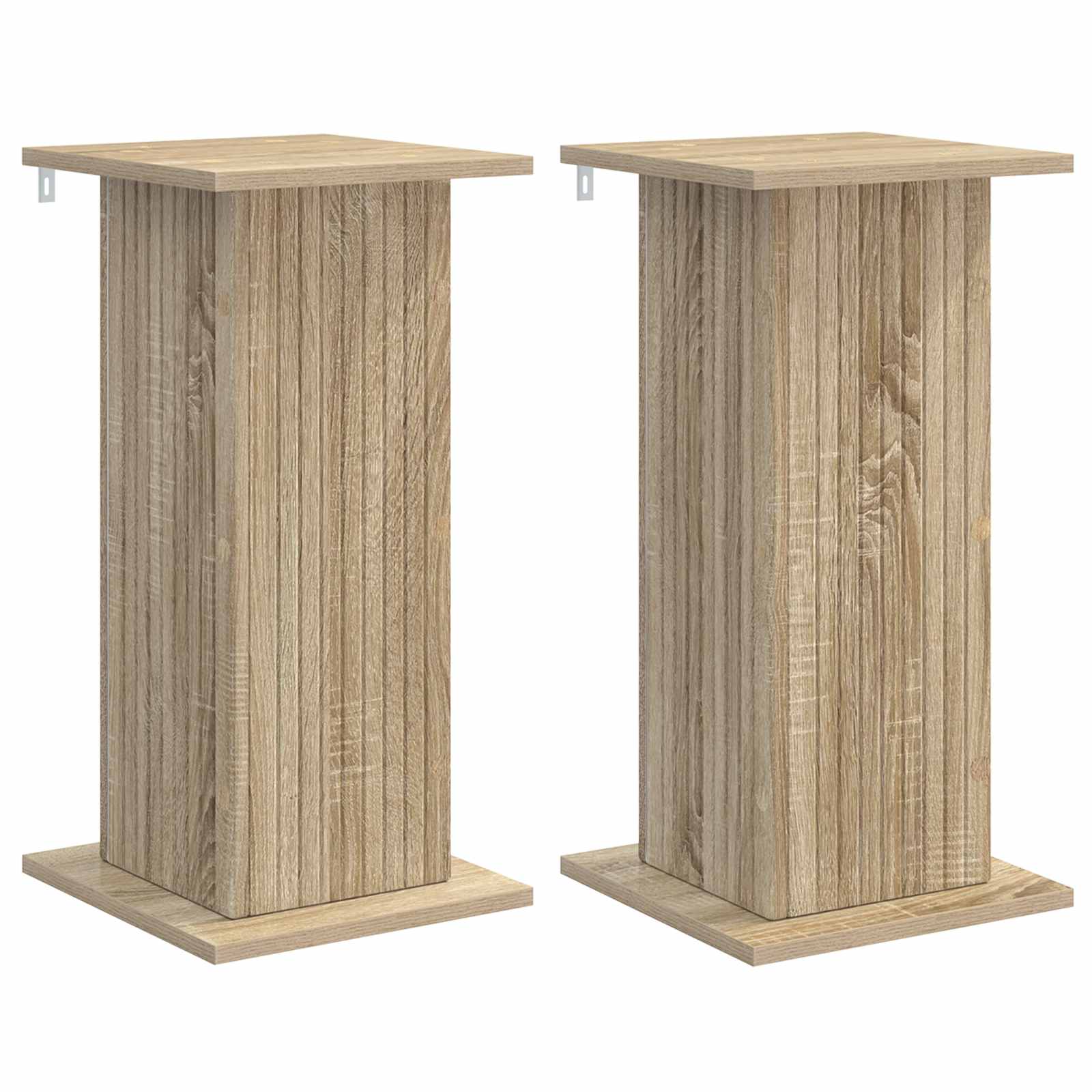 vidaXL Plantenstandaard Sonoma Eiken 30,5 x 30 x 60,5 cm Bewerkt hout