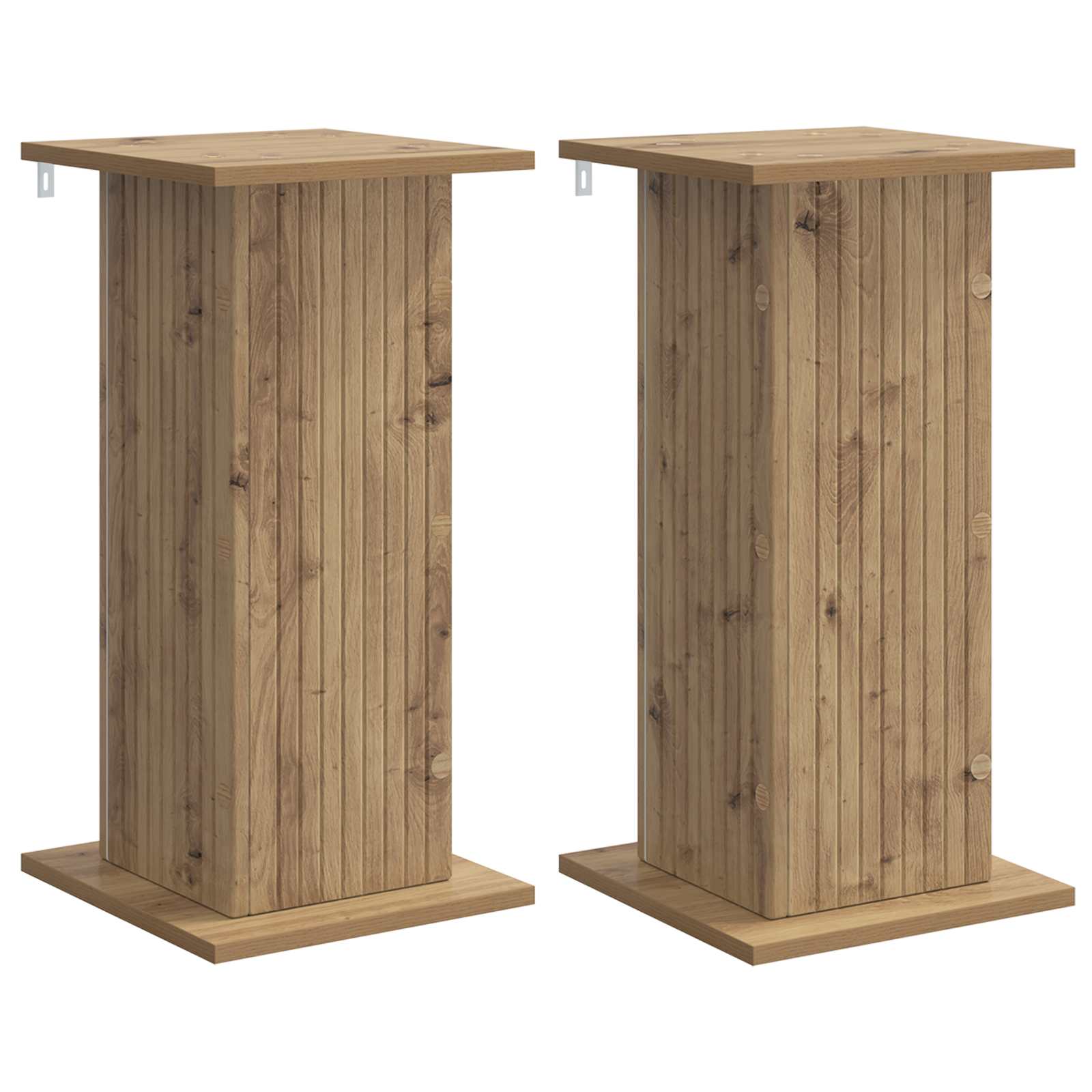 vidaXL Plantenstandaard Sonoma Eiken 30,5 x 30 x 60,5 cm Bewerkt hout