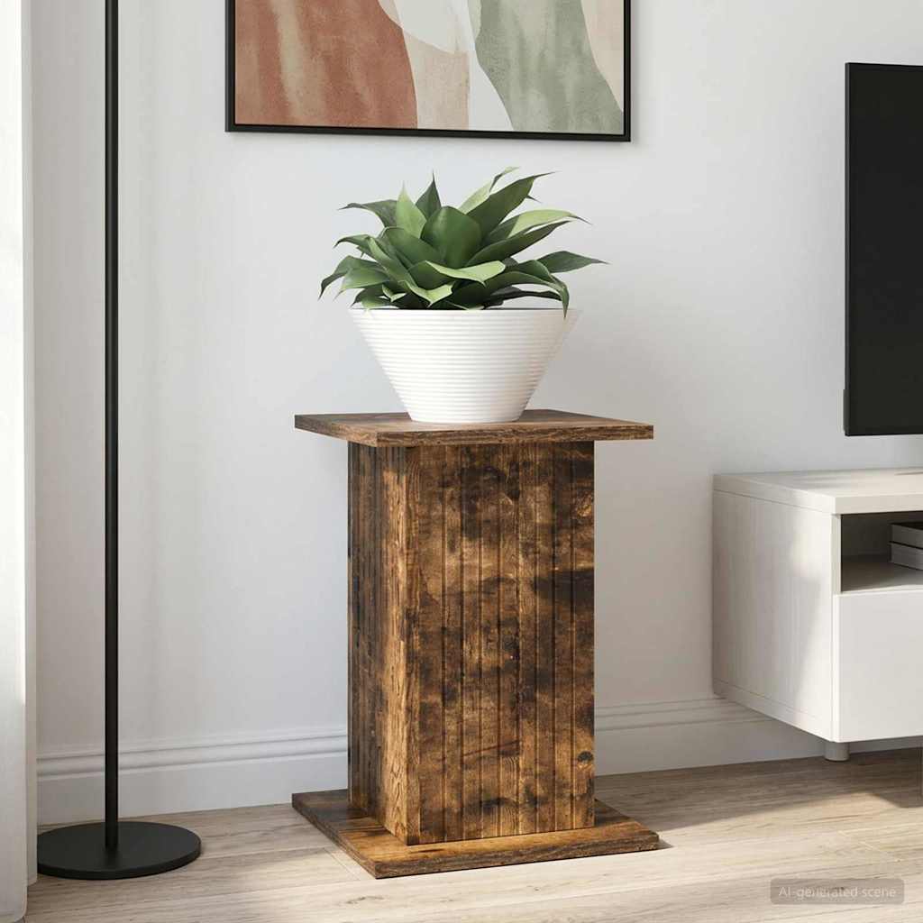 vidaXL Plantenstandaard Sonoma Eiken 30,5 x 30 x 60,5 cm Bewerkt hout