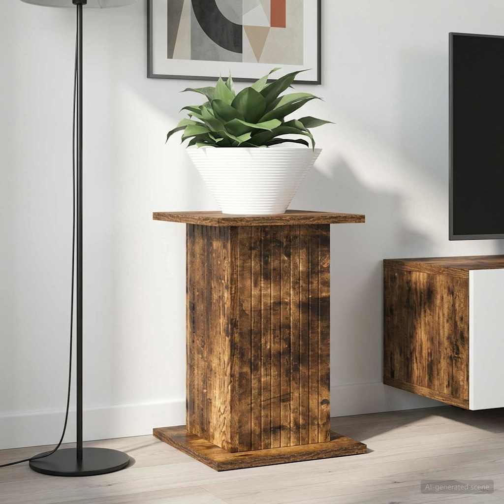 vidaXL Plantenstandaard Sonoma Eiken 30,5 x 30 x 60,5 cm Bewerkt hout