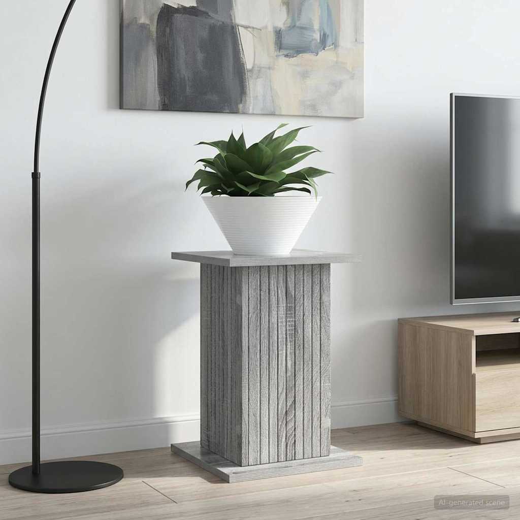 vidaXL Plantenstandaard Sonoma Eiken 30,5 x 30 x 60,5 cm Bewerkt hout