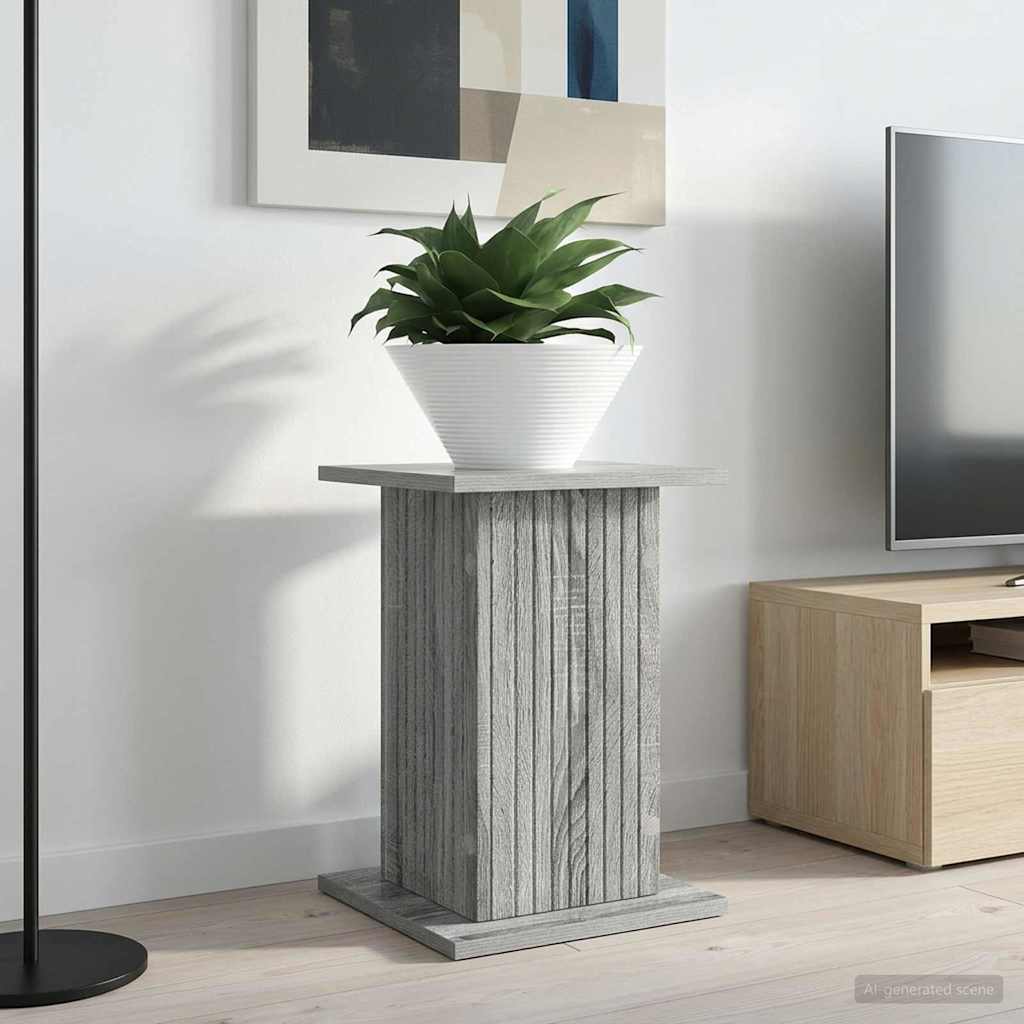vidaXL Plantenstandaard Sonoma Eiken 30,5 x 30 x 60,5 cm Bewerkt hout