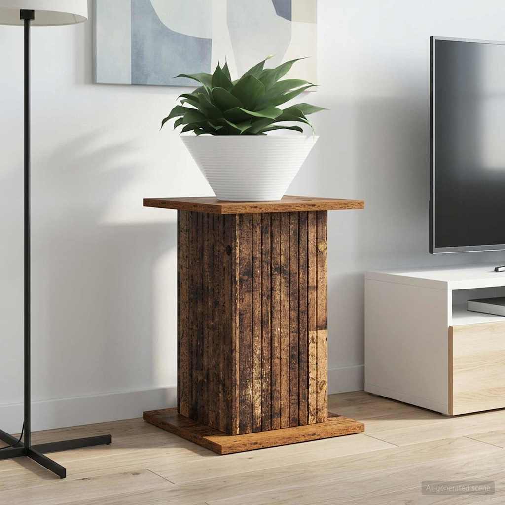 vidaXL Plantenstandaard Sonoma Eiken 30,5 x 30 x 60,5 cm Bewerkt hout