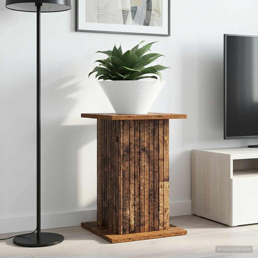 vidaXL Plantenstandaard Sonoma Eiken 30,5 x 30 x 60,5 cm Bewerkt hout