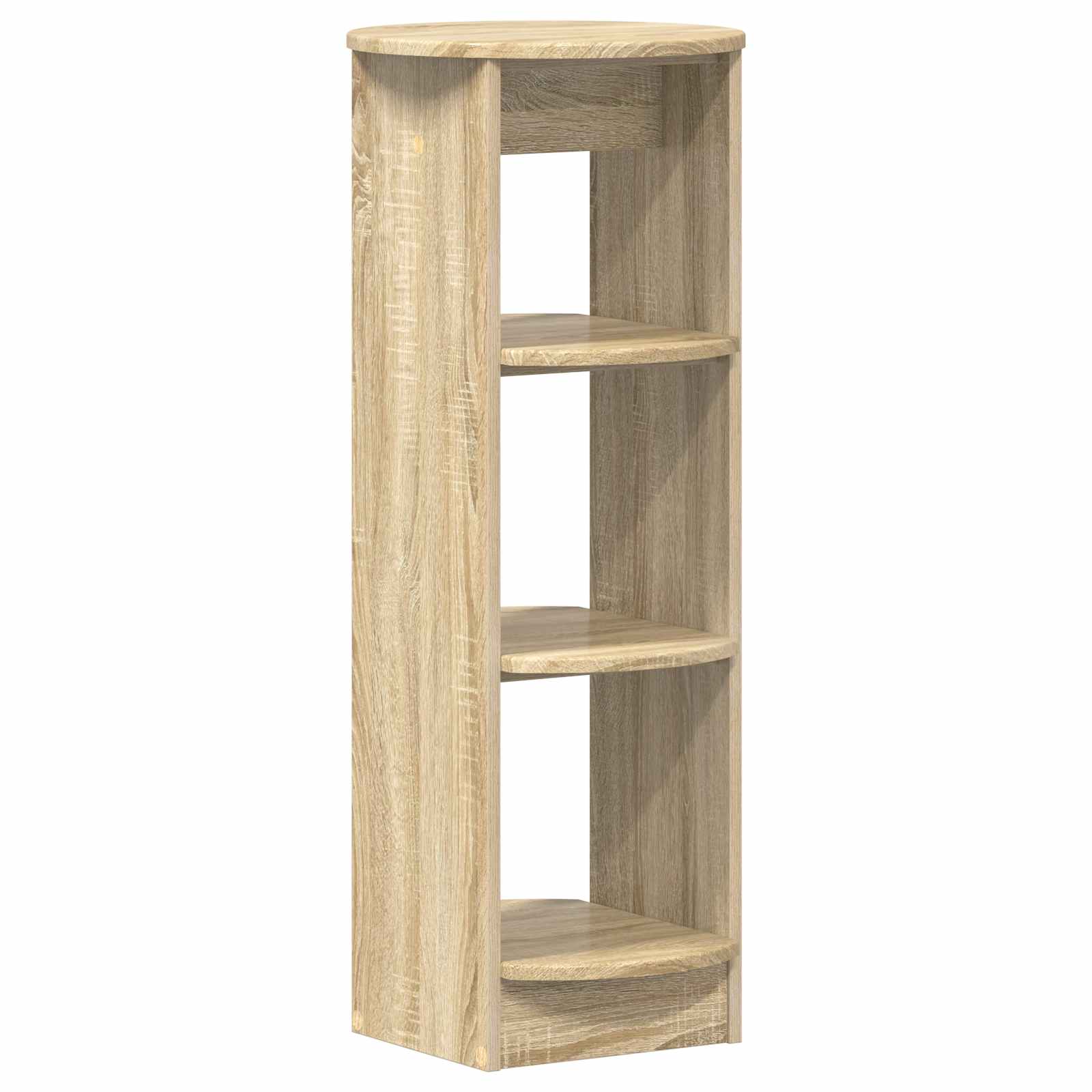 vidaXL Bijzetkast Gerookte Eik 40 x 40 x 75 cm Geconstrueerd hout
