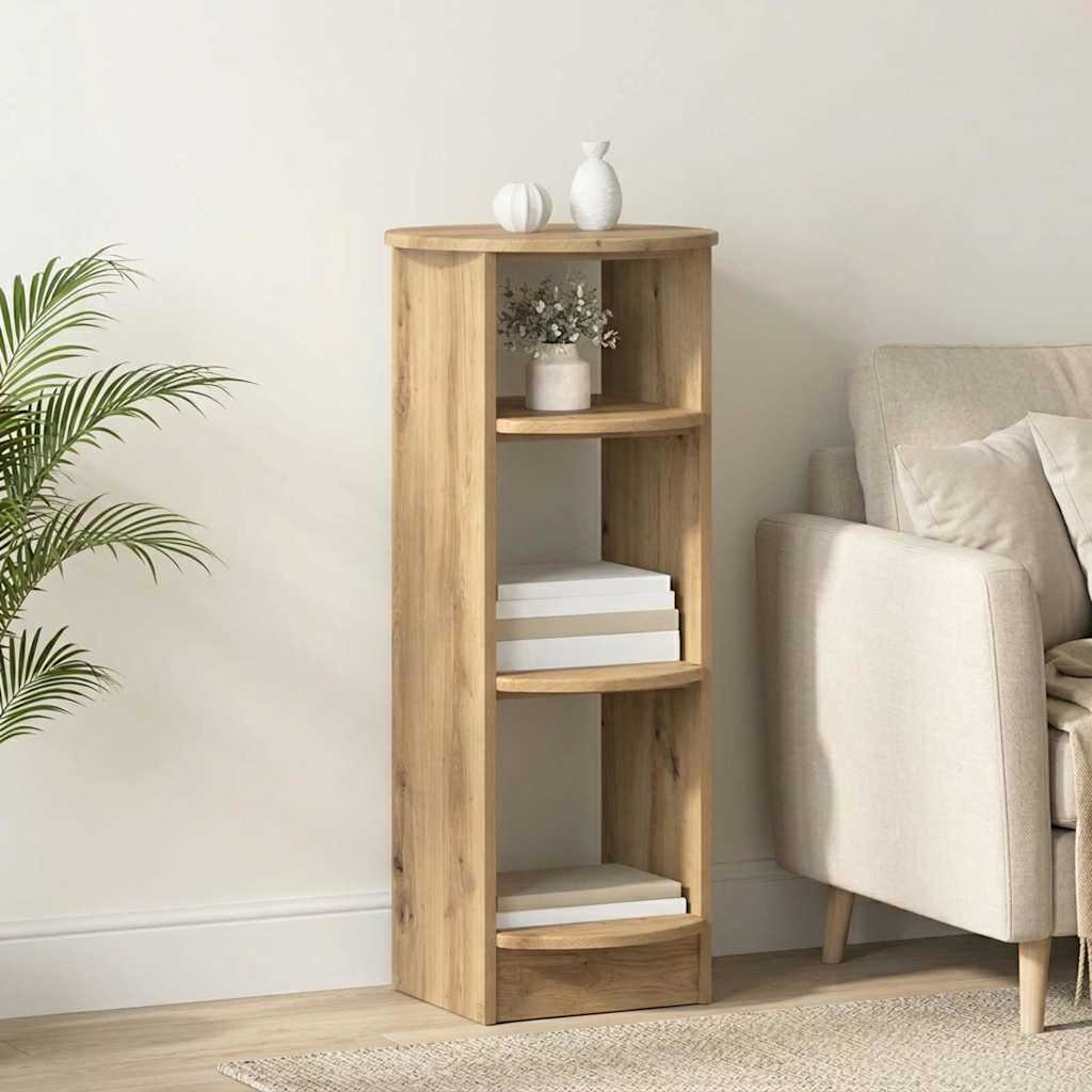 vidaXL Bijzetkast Gerookte Eik 40 x 40 x 75 cm Geconstrueerd hout