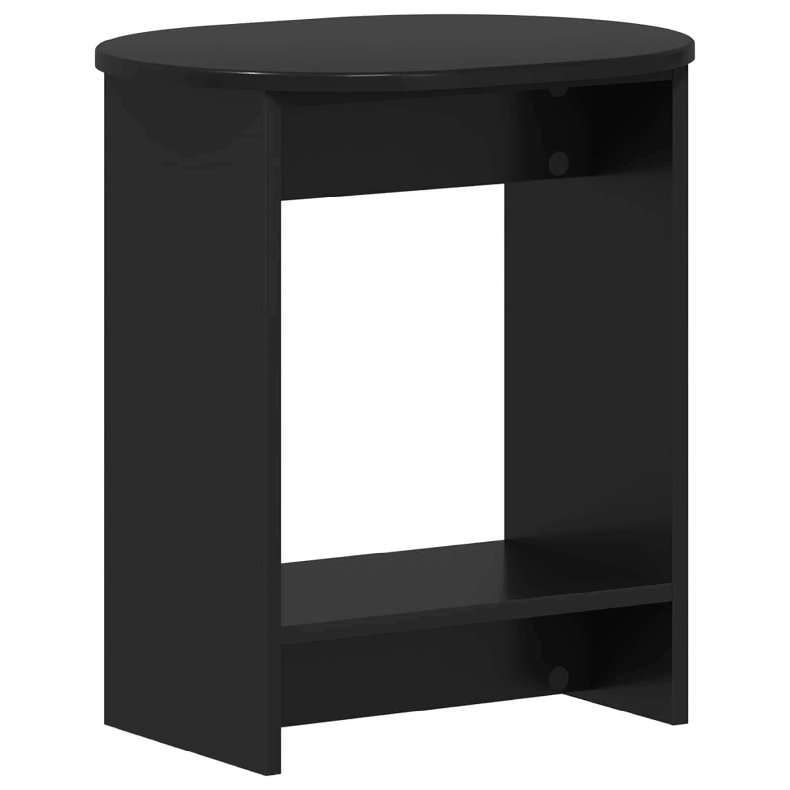 vidaXL Bijzettafel Wit 50 x 39,5 x 55 cm Geconstrueerd hout